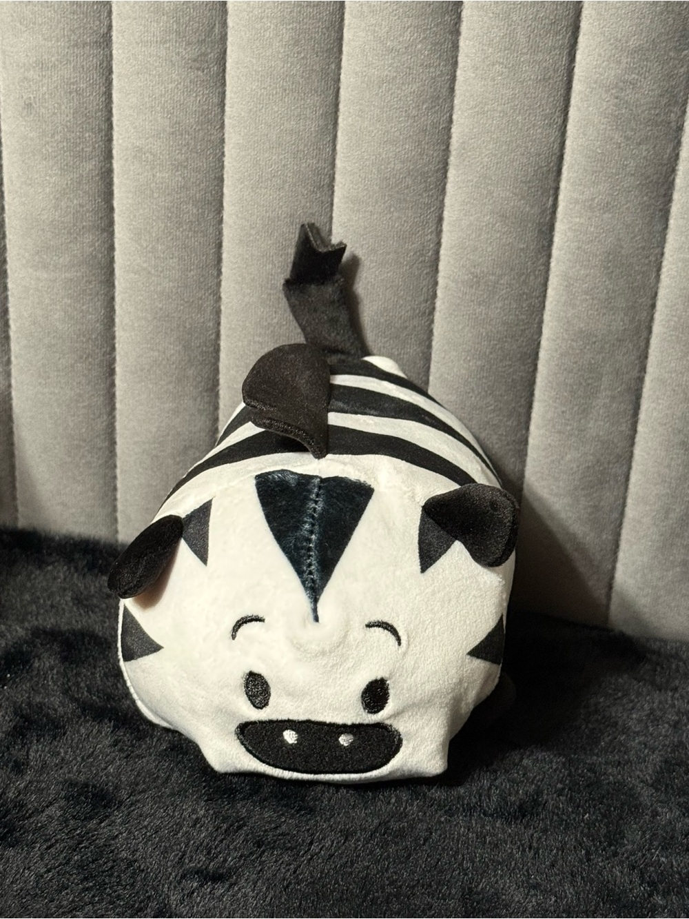 💖4/$25- Bun Bun Zebra Plush Stuffed Animal Black White Striped Good Stuff
